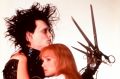 Johnny Depp and Winona Ryder in the film Edward Scissorhands.