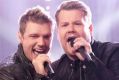 Backstreet Boy Nick Carter's voice was no match for that of James Corden.