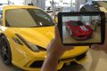 Ferrari allows prospective buyers to view a car in different colours using a smartphone.