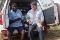 Biological anthropologist Michael Westaway from Griffith University obtains a saliva sample from Thanakwith elder Thomas ...