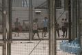 Asylum seekers at the Manus Island detention centre.