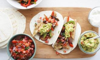 chicken fajitas