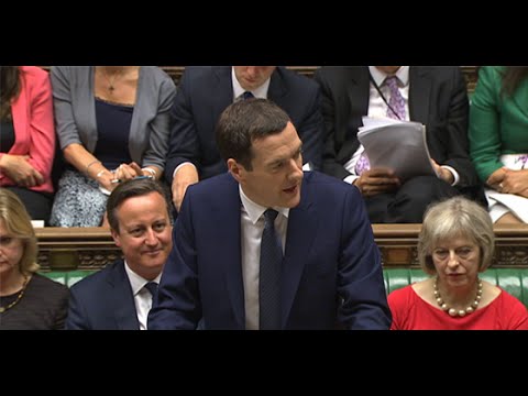 Chancellor delivers Summer Budget statement - Wednesday 8 July 2015