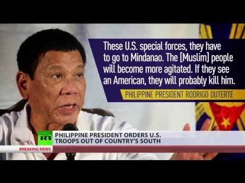 ‘They have to go!’: Philippine leader Duterte orders US troops out of country’s south