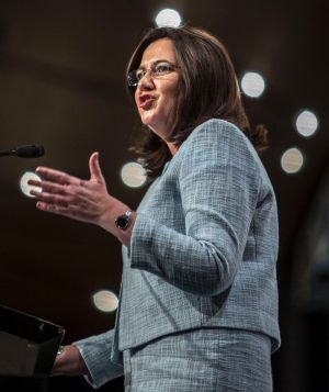 Premier Annastacia Palaszczuk gives the State of the State speech.