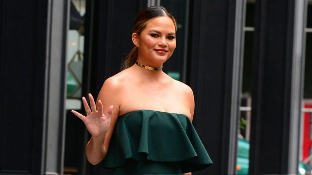 NEW YORK, NY - MAY 17: Model Chrissy Teigen is seen walking in Soho on May 17, 2016 in New York City. (Photo by Raymond ...