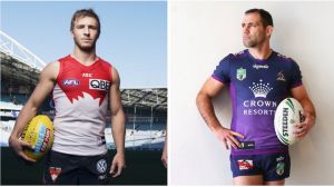 Tale of two cities: Kieren Jack and Cameron Smith swap places in the grand final stakes as the longstanding AFL-NRL ...