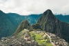 Machu Picchu, Andes Mountains in Peru.