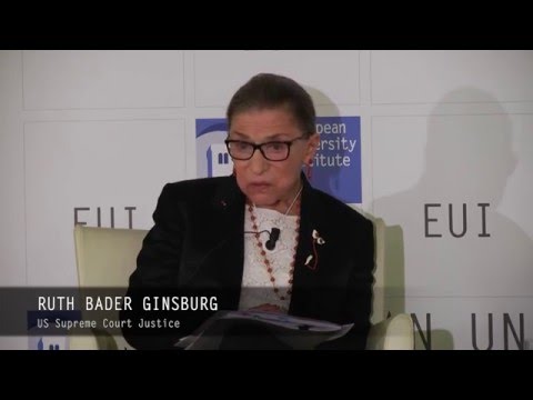 "Notorious RBG": A conversation with US Supreme Court Justice Ruth Bader Ginsburg