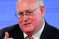 Liberal Party campaign director Tony Nutt addresses the National Press Club of Australia in Canberra on Thursday.