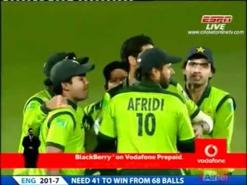 Umer Gul career best bowling 6 wickets vs England