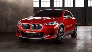 BMW X2 concept at the 2016 Paris motor show.