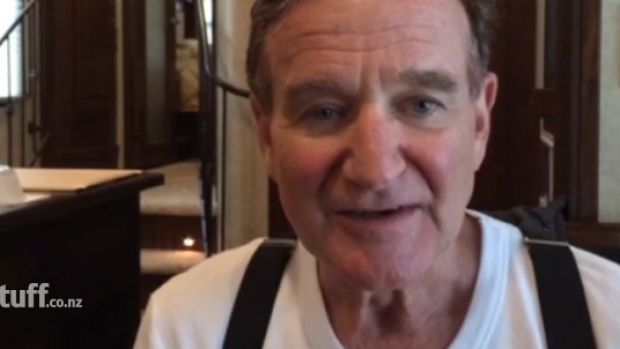 Months before he died, Robin Williams made a video clip for terminally-ill New Zealand woman's bucket list.