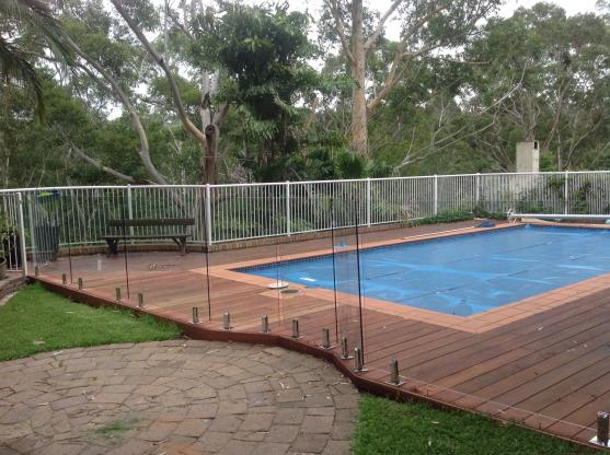 Pool Decking Design Ideas by Glass with Class Australia