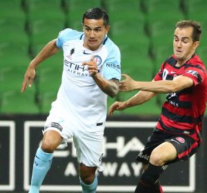 Banking on it: Officials hope Tim Cahill will drive up A-league interest.