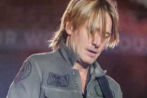 Keith Urban during the dress rehearsal for NRL Grand Final 2016 performance.