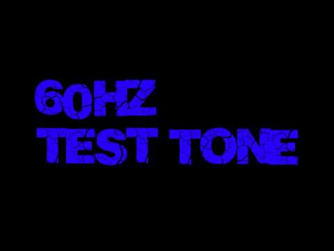 60Hz test tone