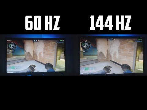 CSGO | 60Hz vs 144Hz [Demonstração]