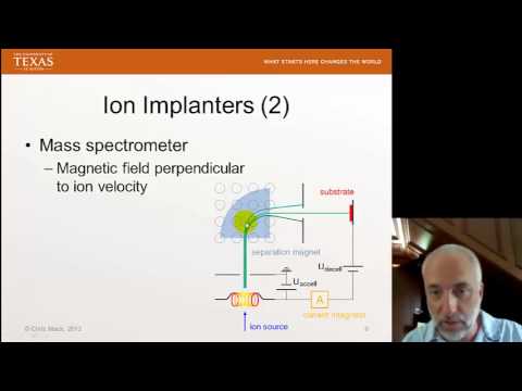 Lecture 16 (CHE 323) Ion Implantation, part 1