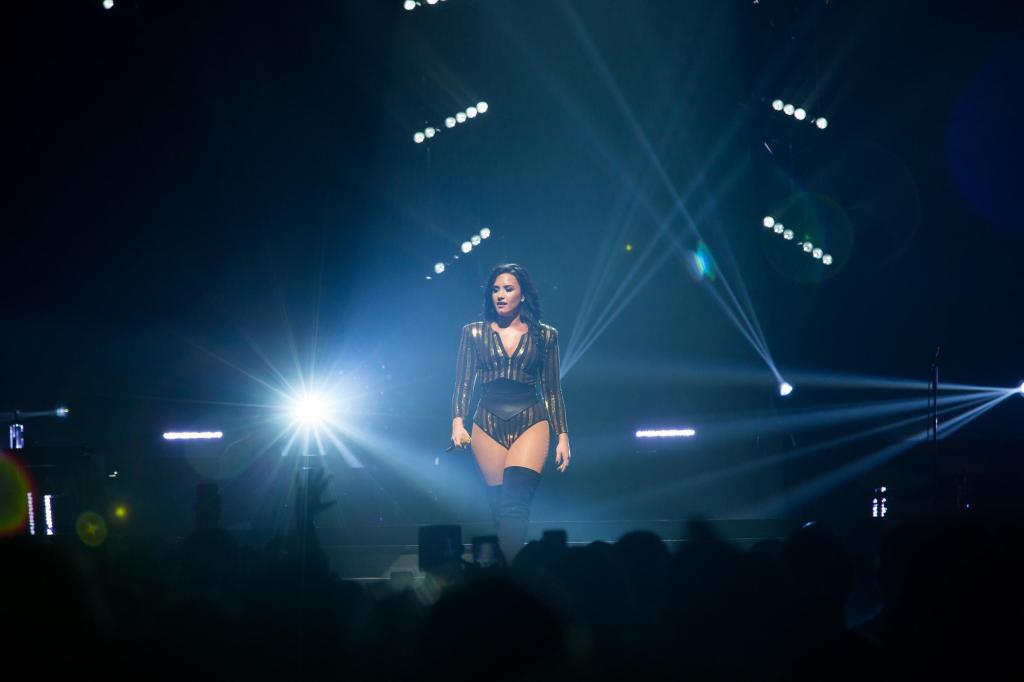 KANSAS CITY, MO - AUGUST 06: Singer Demi Lovato performs at Sprint Center on August 6, 2016 in Kansas City, Missouri. (Photo by Jason Squires/Getty Images)