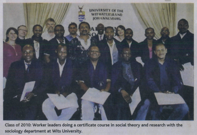 NUMSA class of 2010