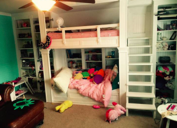 Built-in bunk beds