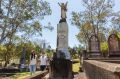 Evelyn Smith and Emily Edwards tour the Toowong Cemetary ahead of the Brisbane Open House. 