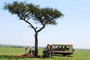 Lunch at Masai Mara.