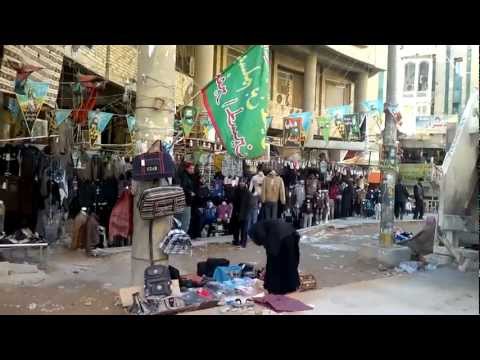 Iraq Najaf - Walking to the shrine of Imam Ali (a.s.) (HD)