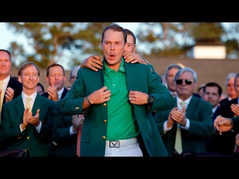 Watch former JSU player Danny Willett put on the Green Jacket after winning the 2016 Masters