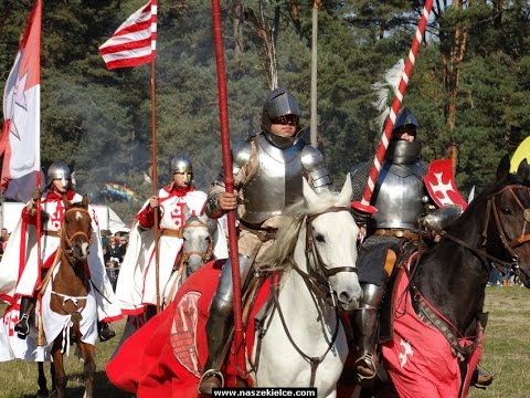 Polish Medieval Knight Heavy Cavalry and Templar Knights- Fights and saracen training