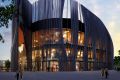 An artist's impression of what a new 2000-seat theatre for Canberra could look like, by Williams Ross Architects and ...