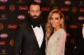 Jimmy Bartel of the Geelong Cats and Nadia Bartel.