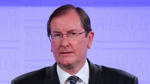 Brian Loughnane is 'not employed by CBA', says chief Ian Narev.