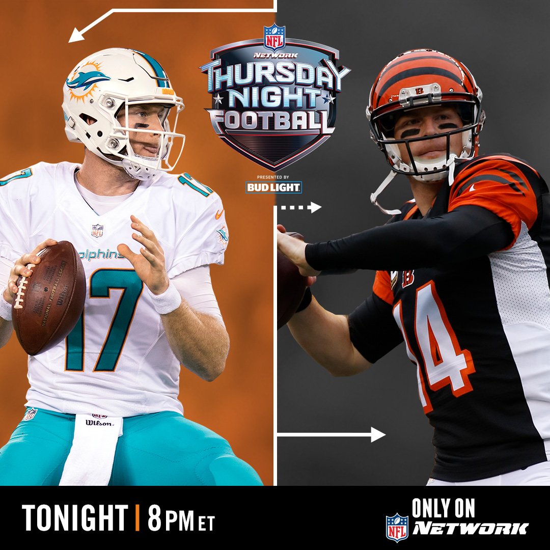 Image of Miami Dolphins vs. Cincinnati Bengals, Thursday Night Football.