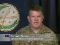 Air Force Col. John Dorrian, Operation Inherent Resolve spokesman, updated Pentagon reporters on operations targeting the Islamic State of Iraq and the Levant, Sept. 29, 2016.