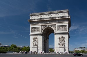 Arc de Triomphe, Monument, Paris - France.