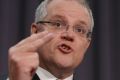 Treasurer Scott Morrison addresses the media at Parliament House on Thursday.