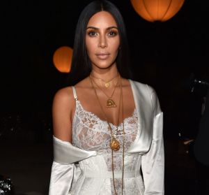 Kardashian West at the Givenchy show as part of Paris Fashion Week, hours before the robbery.