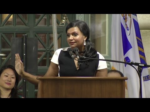 Mindy Kaling's Speech at Harvard Law School Class Day 2014