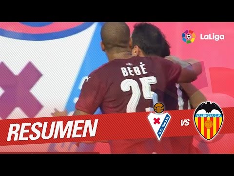 Resumen de SD Eibar vs Valencia CF (1-0)