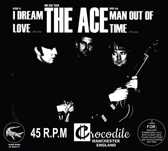 limited edition vinyl 7” of The Ace on Crocodile Records
