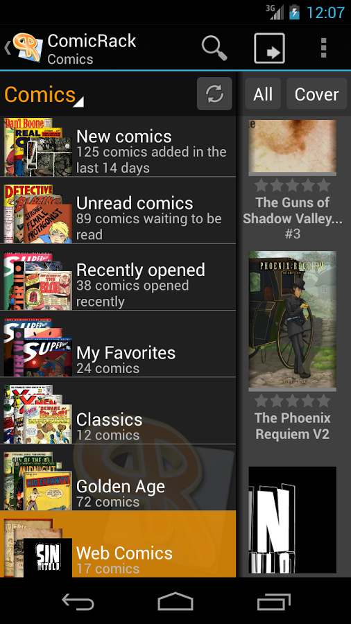    ComicRack- screenshot  