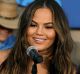 Chrissy Teigen campaigning for Hillary Clinton.