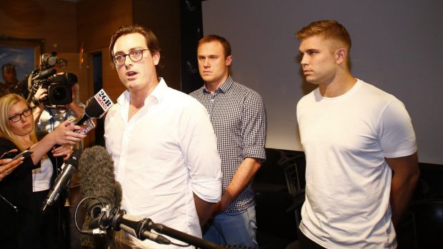 Nick Kelly, one of the nine Australians who stripped at the Formula One in Malaysia last weekend, delivers a statement ...