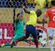 Looking fit: Enner Valencia in action against Chile.