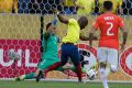 Looking fit: Enner Valencia in action against Chile.