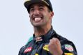 Ricciardo takes his first Formula One race trophy in Malaysia.