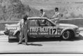 Dick Johnson's car, after hitting a rock in 1980.