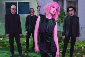 Garbage (from left) Steve Marker, Butch Vig, Shirley Manson and Duke Erikson.